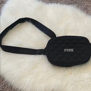 Black Pink belt bag